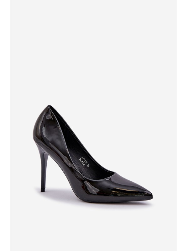 Patented High Heels With Pointed Toes Black Omenra