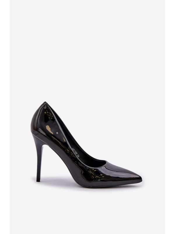 Patented High Heels With Pointed Toes Black Omenra
