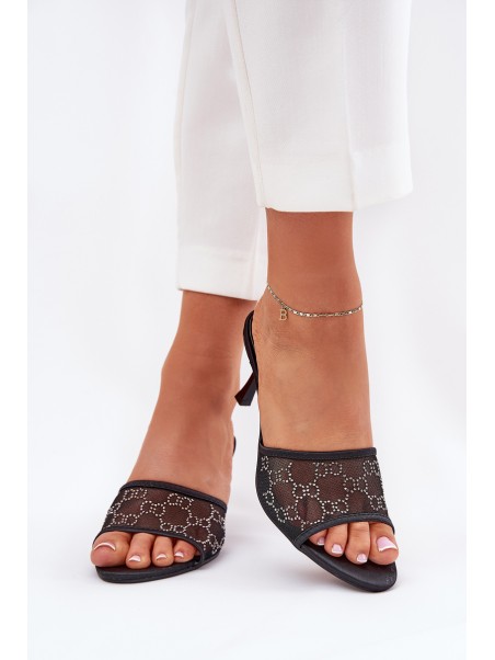 Decorated High Heels Black Ennoriel