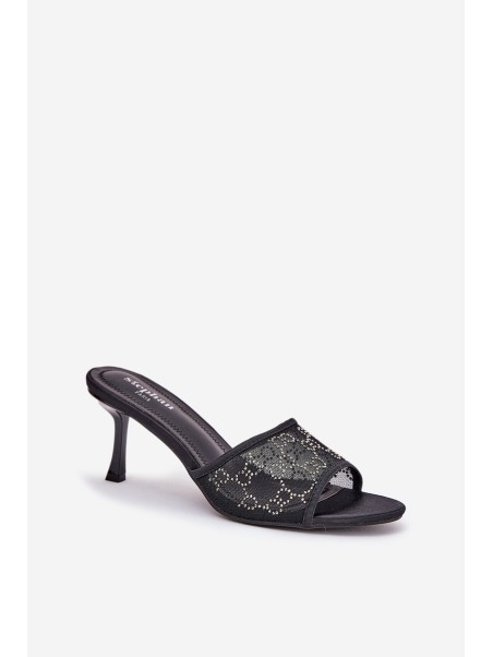 Decorated High Heels Black Ennoriel