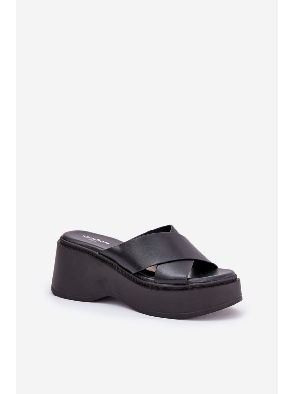 Women's Platform And Wedge Sandals Black Nelithraea
