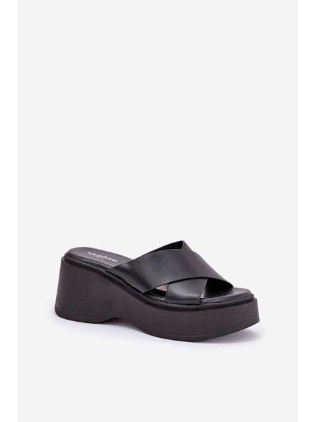Women's Platform And Wedge Sandals Black Nelithraea