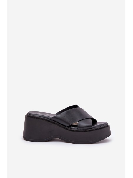 Women's Platform And Wedge Sandals Black Nelithraea