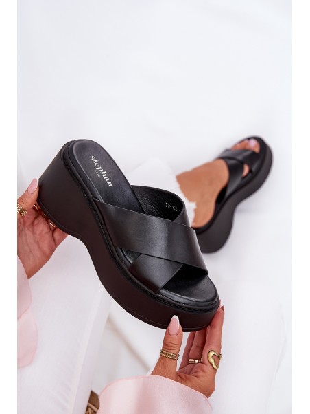 Women's Platform And Wedge Sandals Black Nelithraea