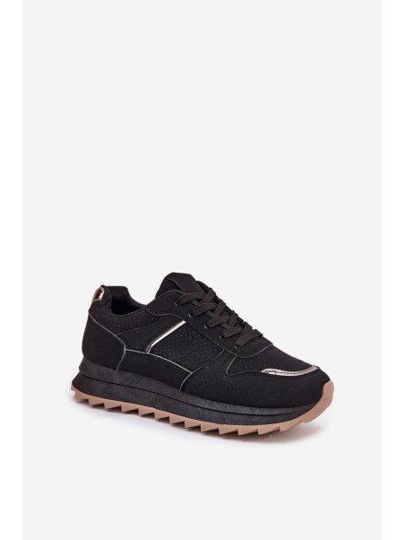 Women's Sports Shoes On Platform Black Yandia