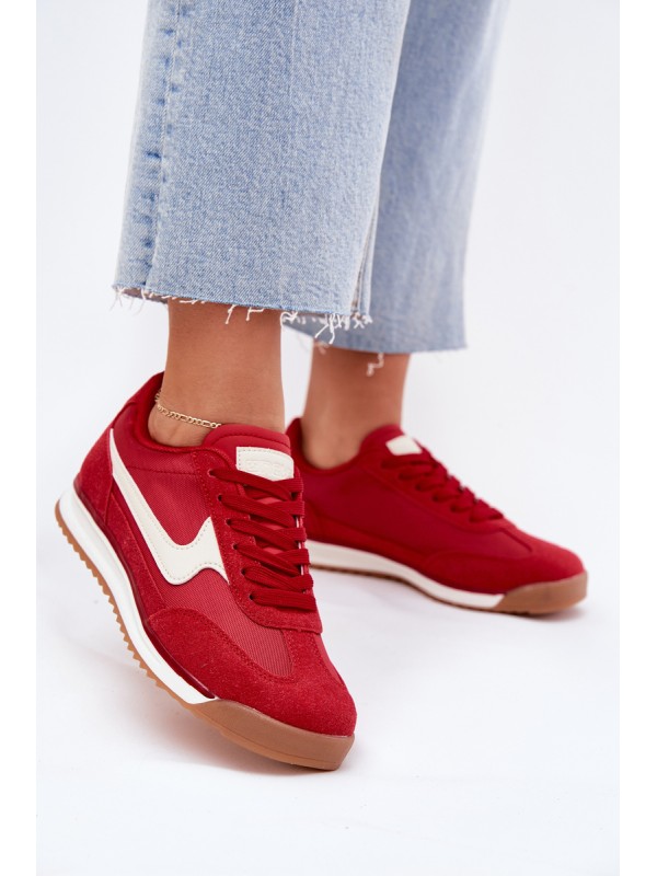 Womens Sports Shoes Sneakers Red Zerina