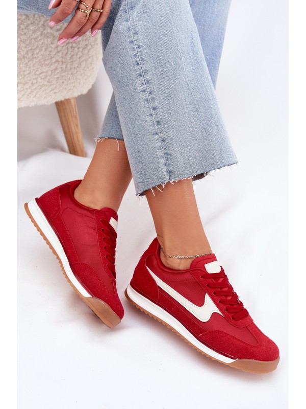 Womens Sports Shoes Sneakers Red Zerina