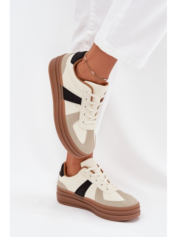 Women's Platform Sneakers Beige Sivirae