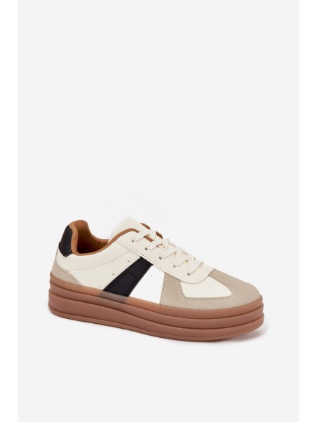 Women's Platform Sneakers Beige Sivirae