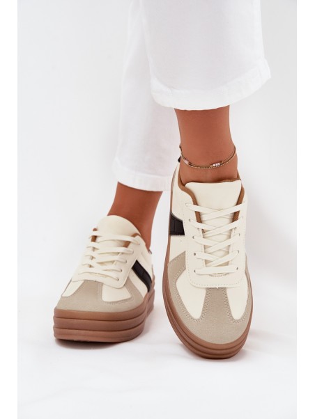Women's Platform Sneakers Beige Sivirae
