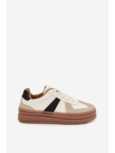 Women's Platform Sneakers Beige Sivirae