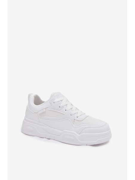 Women's Platform Sneakers Big Star SS274590 HI-POLY SYSTEM White