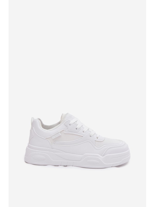 Women's Platform Sneakers Big Star SS274590 HI-POLY SYSTEM White