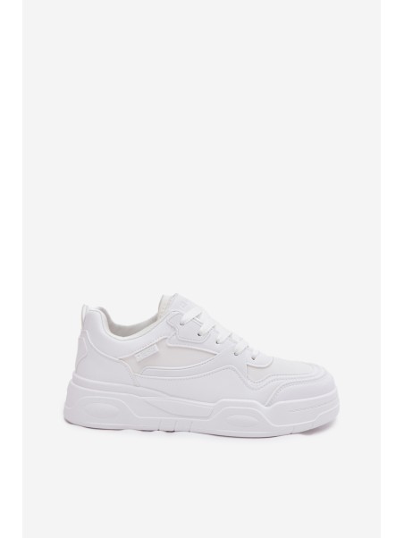 Women's Platform Sneakers Big Star SS274590 HI-POLY SYSTEM White