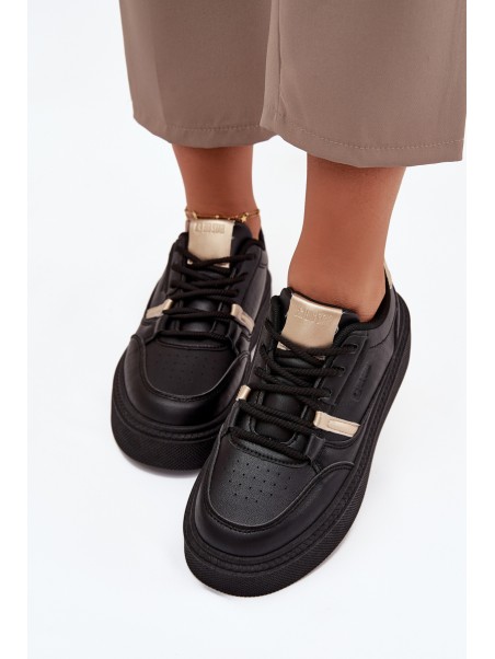 Womens Platform Sneakers Big Star SS274360 Black