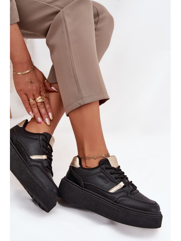 Womens Platform Sneakers Big Star SS274360 Black