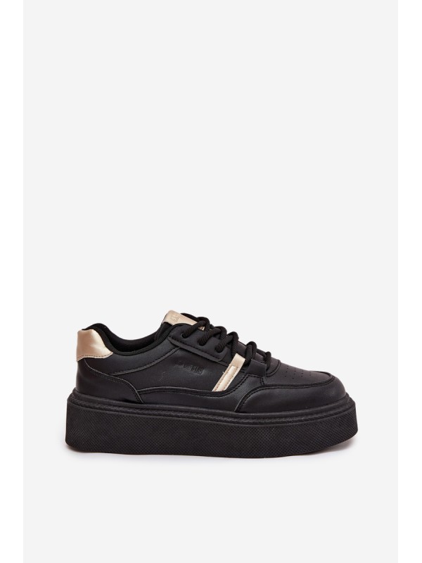 Womens Platform Sneakers Big Star SS274360 Black