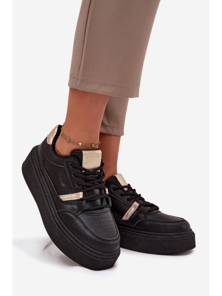 Womens Platform Sneakers Big Star SS274360 Black