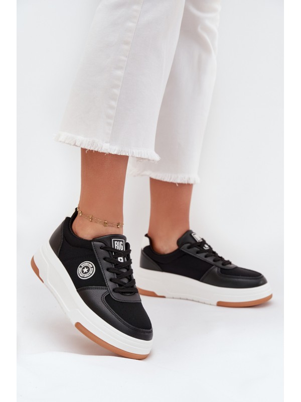Women's Platform Sneakers Big Star RR274573 HI-POLY SYSTEM Black