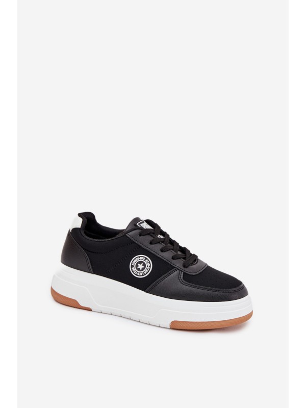 Women's Platform Sneakers Big Star RR274573 HI-POLY SYSTEM Black