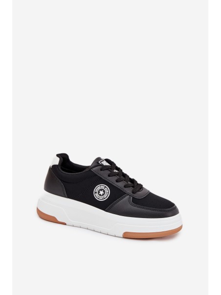 Women's Platform Sneakers Big Star RR274573 HI-POLY SYSTEM Black
