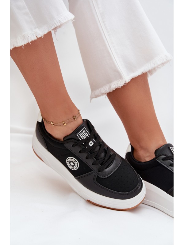 Women's Platform Sneakers Big Star RR274573 HI-POLY SYSTEM Black
