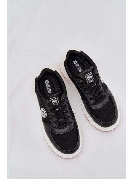 Women's Platform Sneakers Big Star RR274573 HI-POLY SYSTEM Black