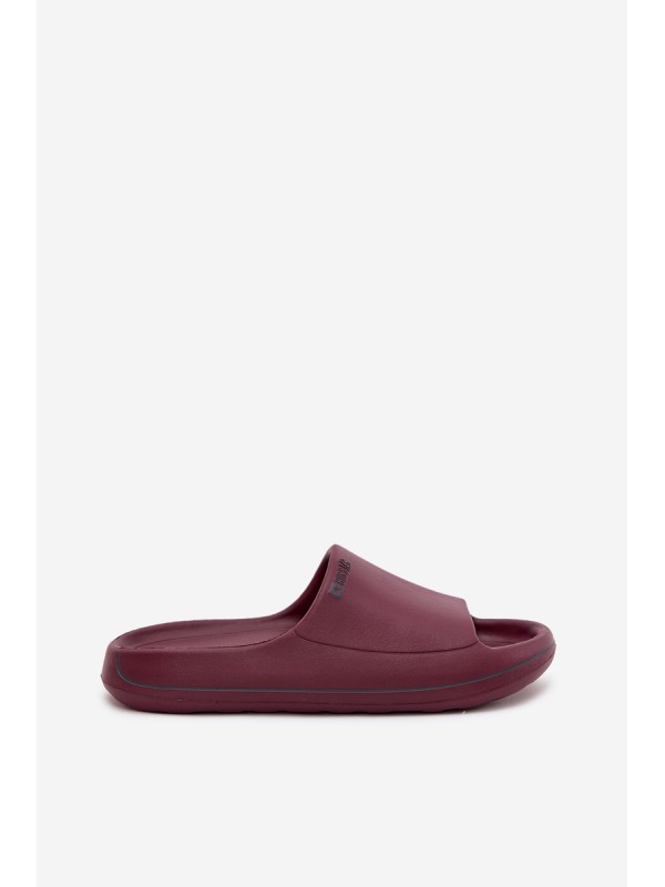 Lightweight Women's Slippers Big Star SS274422 Burgundy