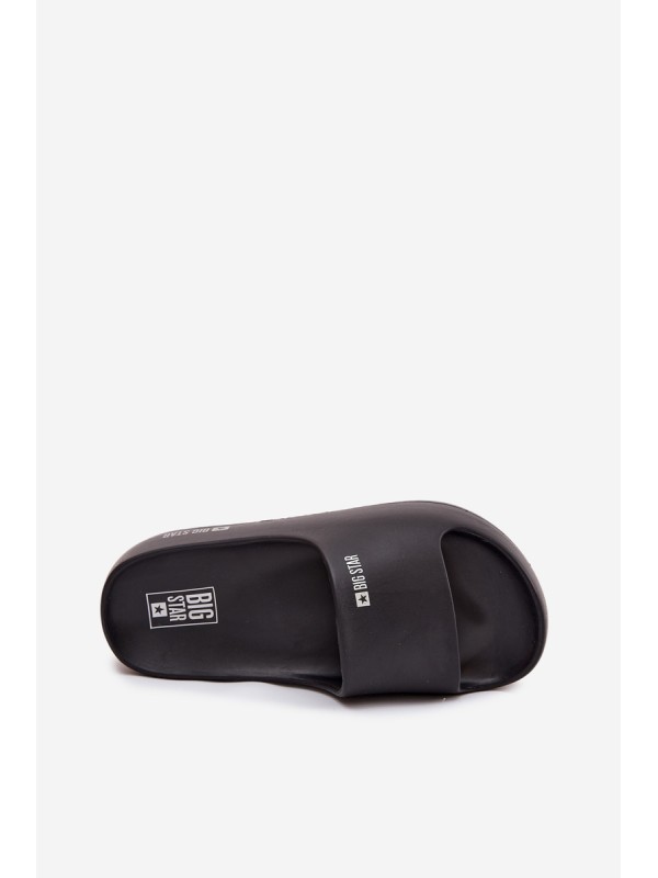 Women's Foam Slippers on Massive Platform Big Star SS274721 Black Women's Foam Slippers on Massive Platform Big Star SS274721 Black