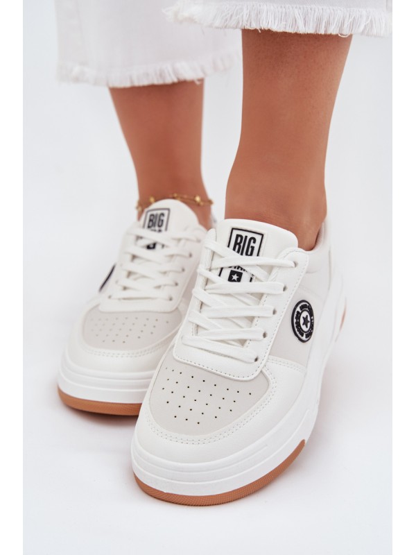 Women's Platform Sneakers Big Star RR274572 HI-POLY SYSTEM White