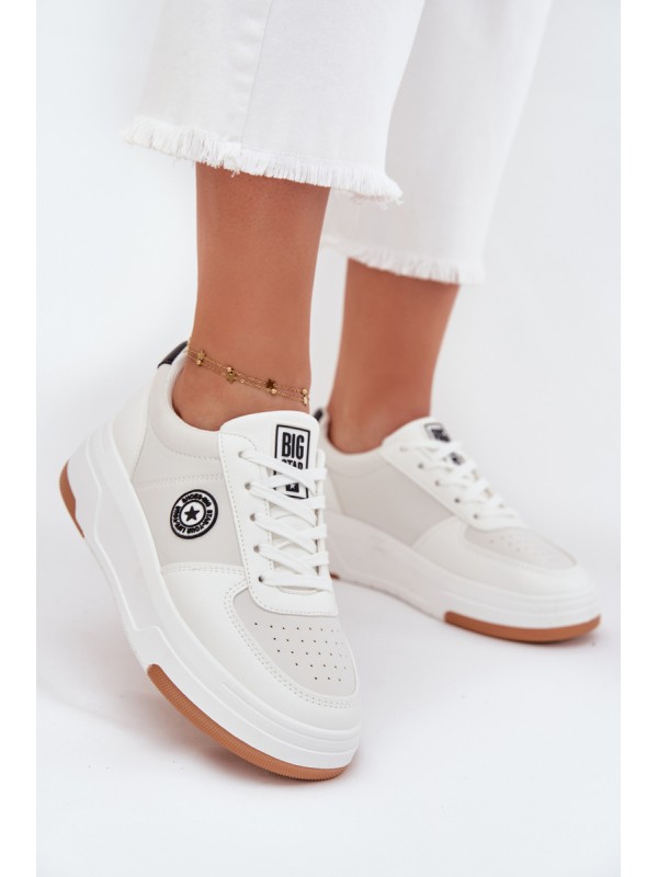 Women's Platform Sneakers Big Star RR274572 HI-POLY SYSTEM White 2
