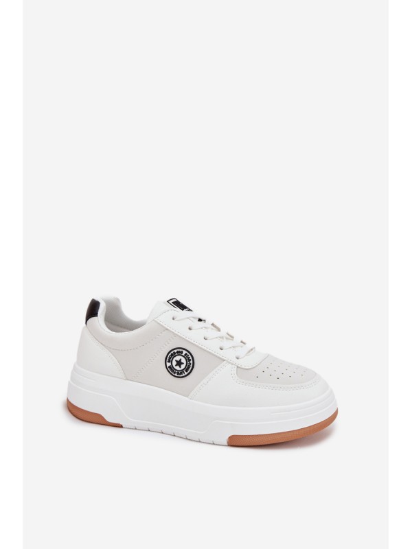 Women's Platform Sneakers Big Star RR274572 HI-POLY SYSTEM White