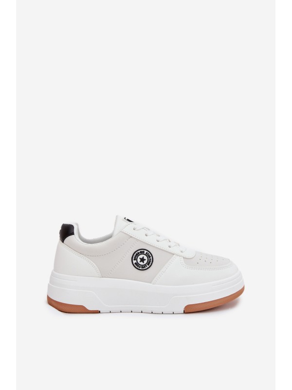 Women's Platform Sneakers Big Star RR274572 HI-POLY SYSTEM White