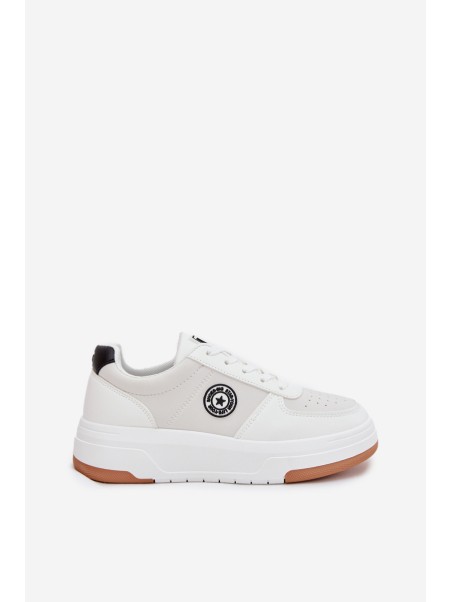 Women's Platform Sneakers Big Star RR274572 HI-POLY SYSTEM White