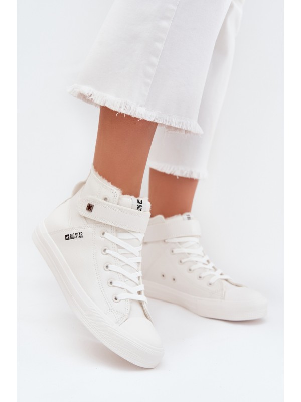 BIG STAR Leather Insulated Sneakers V274541FW White