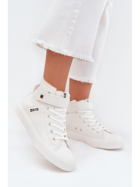 BIG STAR Leather Insulated Sneakers V274541FW White