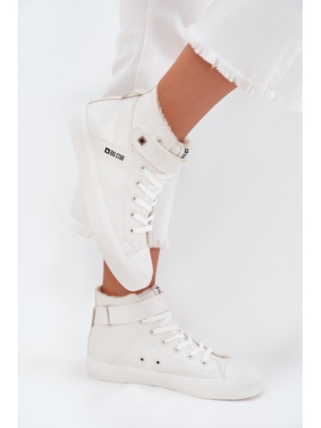 BIG STAR Leather Insulated Sneakers V274541FW White
