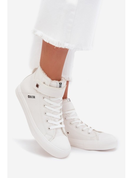 BIG STAR Leather Insulated Sneakers V274541FW White