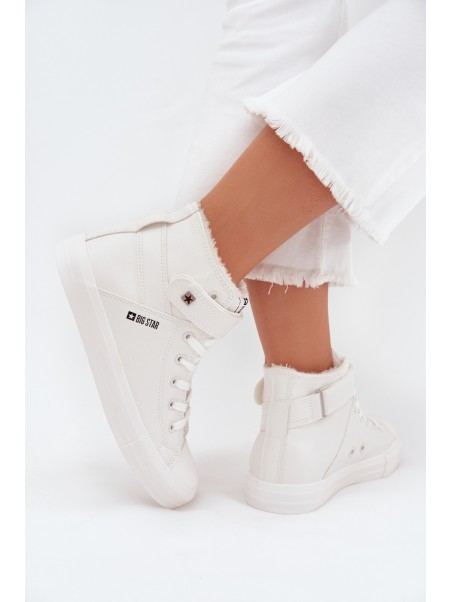 BIG STAR Leather Insulated Sneakers V274541FW White