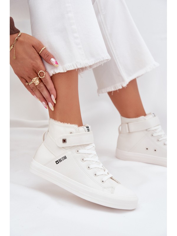 BIG STAR Leather Insulated Sneakers V274541FW White