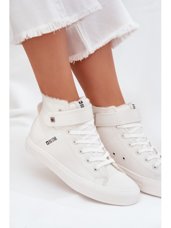 BIG STAR Leather Insulated Sneakers V274541FW White
