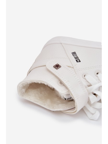 BIG STAR Leather Insulated Sneakers V274541FW White