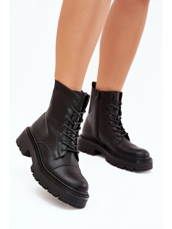 Warm Ladies Work Boots Big Star OO274140 Black 2
