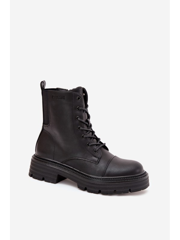 Warm Ladies Work Boots Big Star OO274140 Black