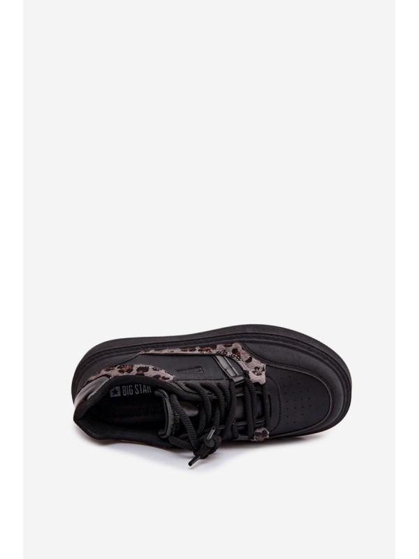 Womens Platform Sneakers Big Star SS274358 Panther Black