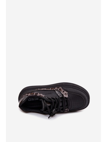 Womens Platform Sneakers Big Star SS274358 Panther Black