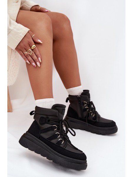 Women's Ankle Boots Platform Black Liorae