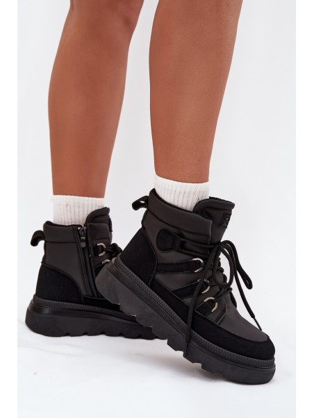 Women's Ankle Boots Platform Black Liorae