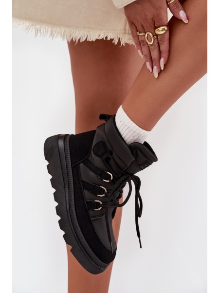 Women's Ankle Boots Platform Black Liorae