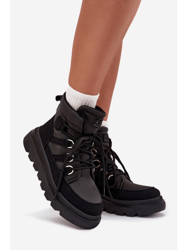 Women's Ankle Boots Platform Black Liorae